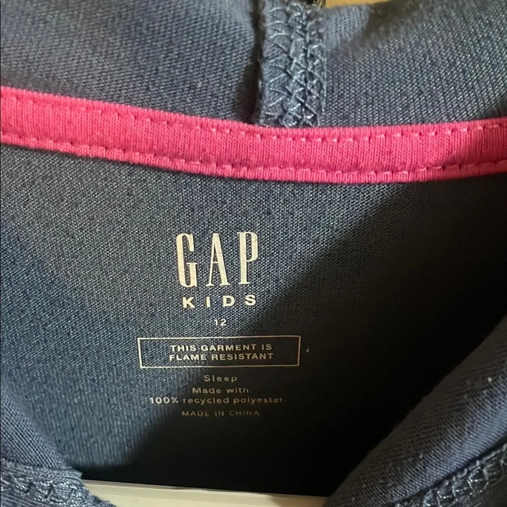 GAP Blue 'Be Kind' Casual Long Sleeve Sweater Dress